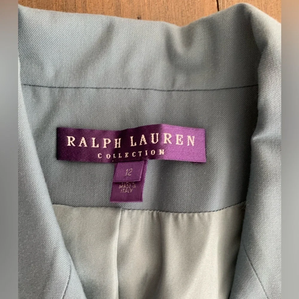 Ralph Lauren Collection virgin wool blue blazer jacket
